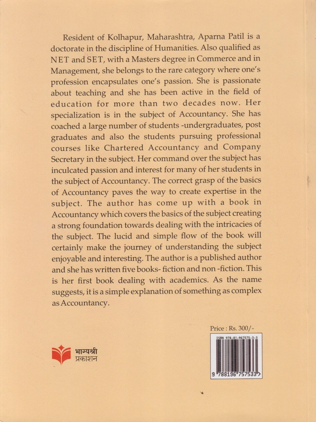 Simple Accounting back cover